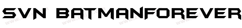 SVN BatmanForeverAl字体转换